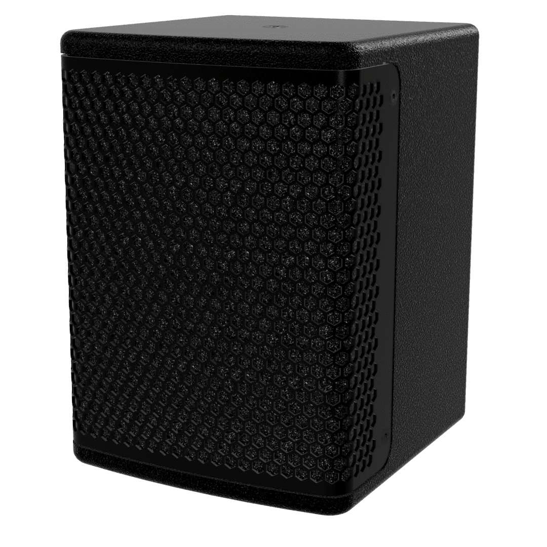 A black box with a pattern on it.