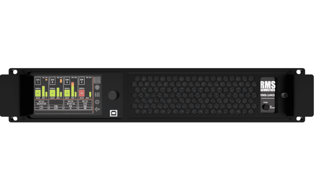 A black and white image of a sound board.
